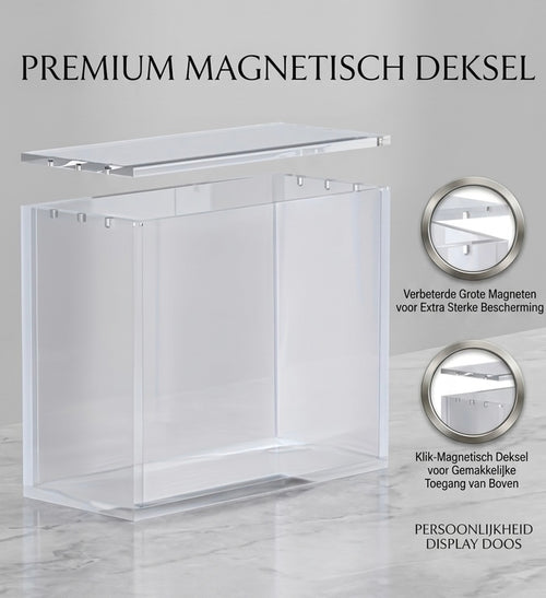 Acrylic Display Case voor Elite Trainer Box (ETB) – Magnetisch Deksel, 5 mm