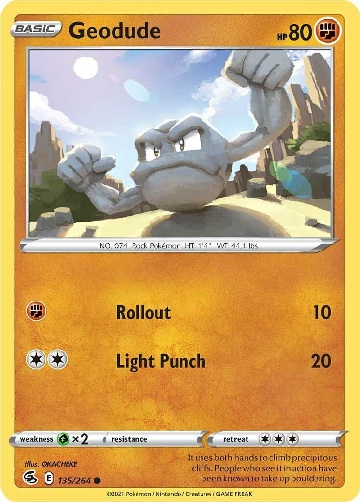 SWSH08: Fusion Strike #135/264 Geodude