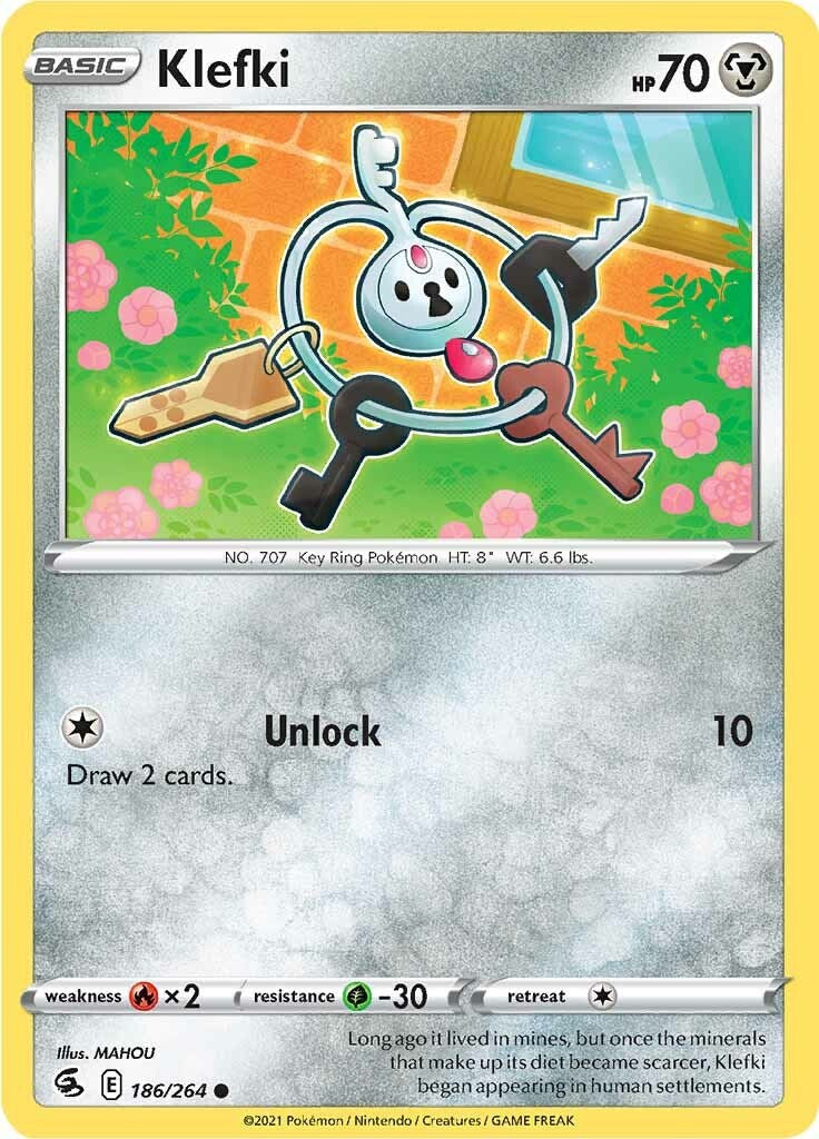 SWSH08: Fusion Strike #186/264 Klefki