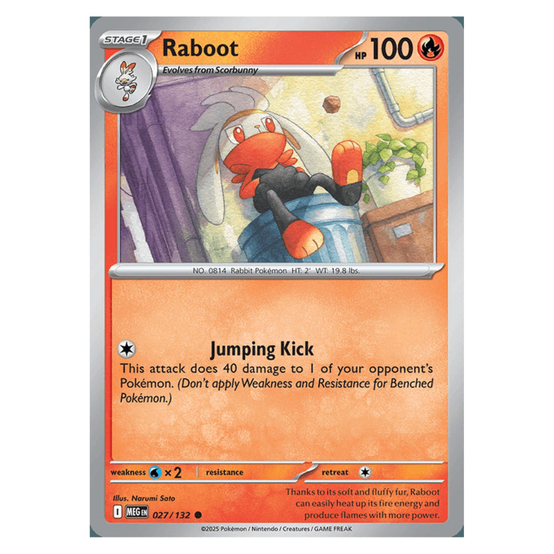 Raboot - 027/132 - Common (Mega evolution base)