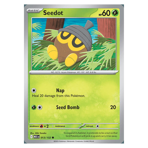 Seedot - 013/132 - Common (Mega evolution base)