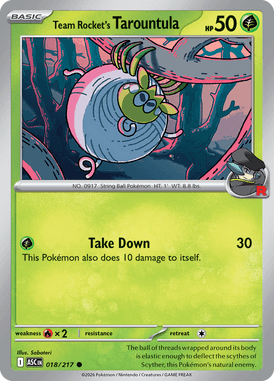 Team Rocket's Tarountula — Ascended Heroes