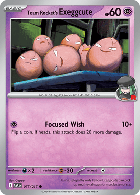 Team Rocket's Exeggcute — Ascended Heroes
