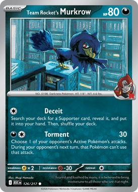 Team Rocket's Murkrow — Ascended Heroes