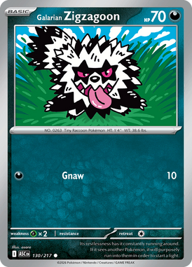 Galarian Zigzagoon — Ascended Heroes