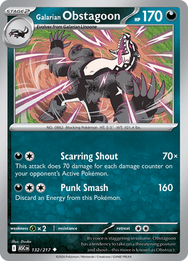 Galarian Obstagoon — Ascended Heroes