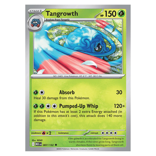Tangrowth - 007/132 - Uncommon (Mega evolution base)