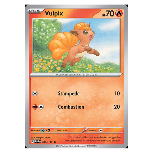 Vulpix - 019/132 - Common (Mega evolution base)