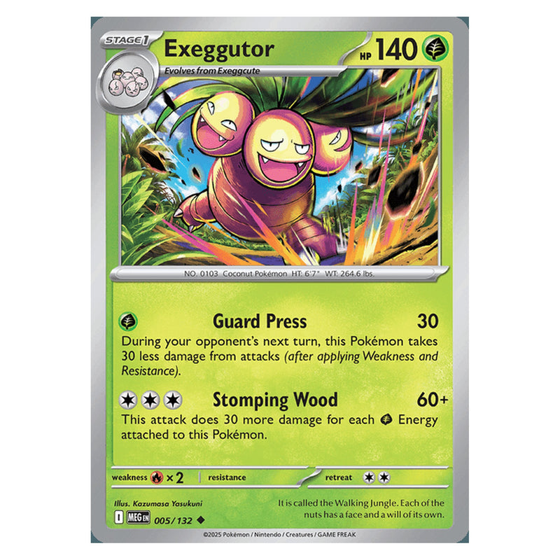 Exeguttor - 005/132 - Uncommon (Mega evolution base)