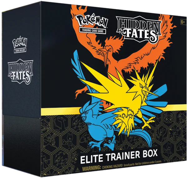 Pokémon TCG Hidden Fates Elite Trainer Box, nieuw en verzegeld
