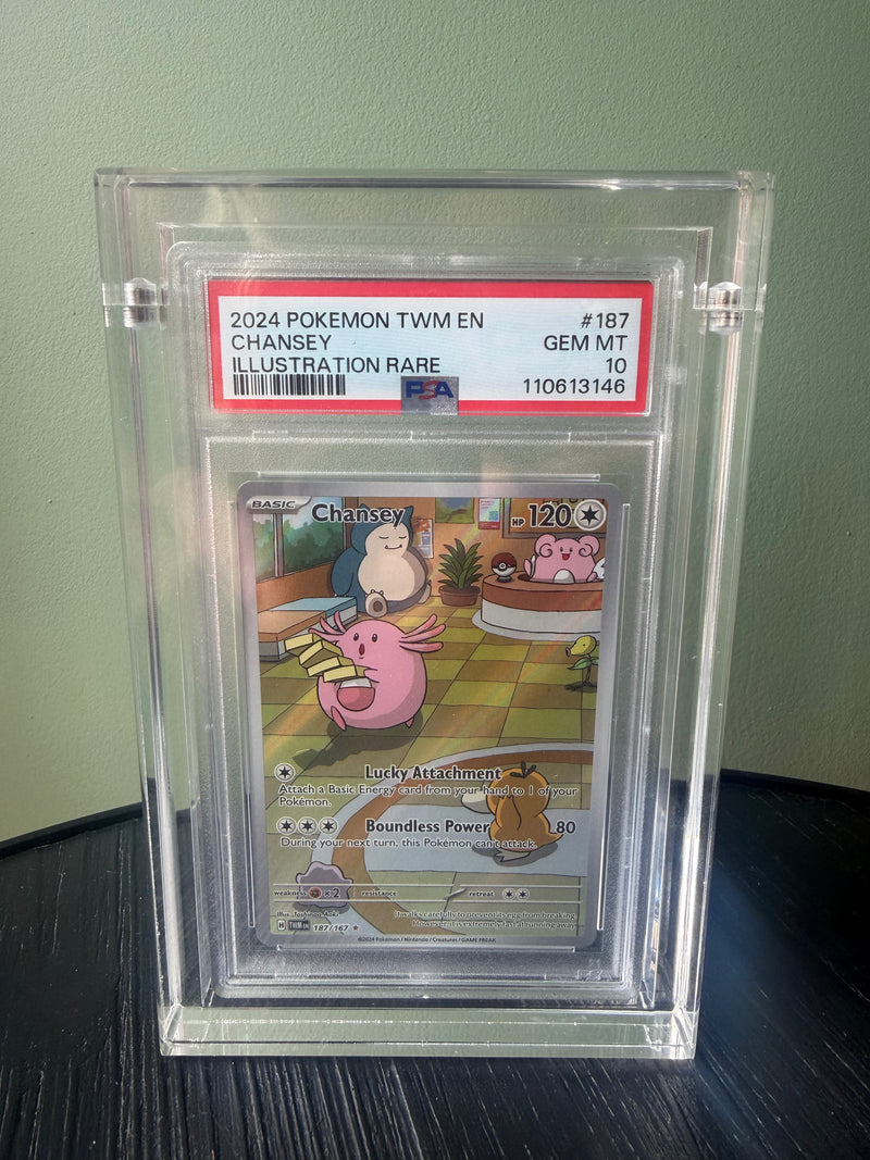 Chansey Illustration Rare 187/167 PSA 10 — Twilight Masquerade 2024