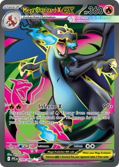 Mega Charizard X ex (UR) — Phantasmal Flames