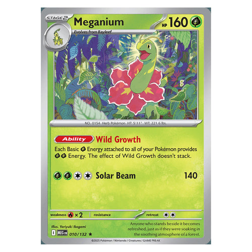 Meganium - 010/132 - Rare (Mega evolution base)
