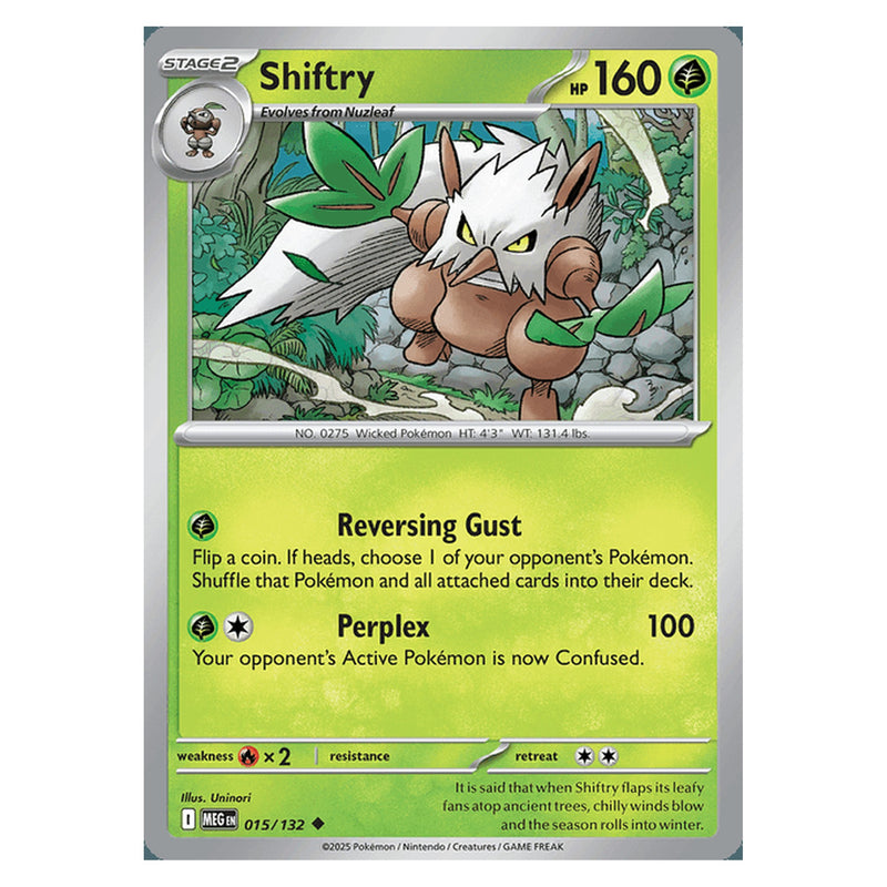 Shiftry - 015/132 - Uncommon (Mega evolution base)