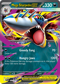Mega Sharpedo ex — Phantasmal Flames