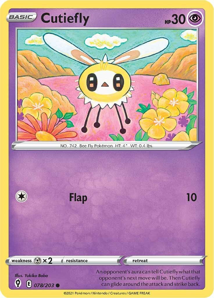 SWSH07: Evolving Skies #078/203 Cutiefly