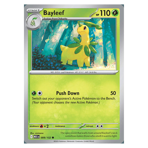 Bayleef - 009/132 - Common (Mega evolution base)