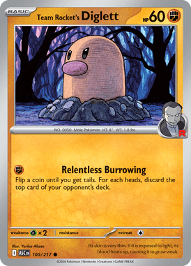 Team Rocket's Diglett — Ascended Heroes