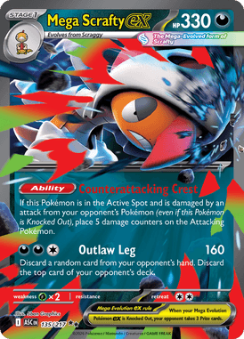 Mega Scrafty ex — Ascended Heroes