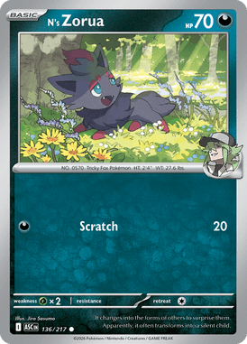 N's Zorua — Ascended Heroes