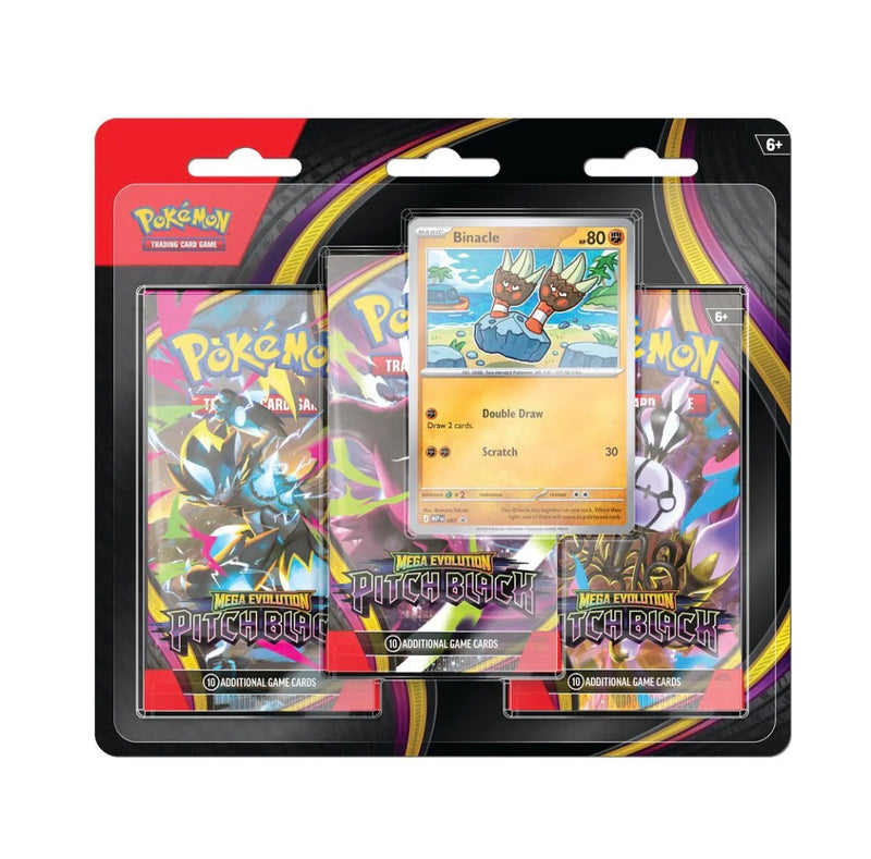 Pitch Black 3 Pack Blister