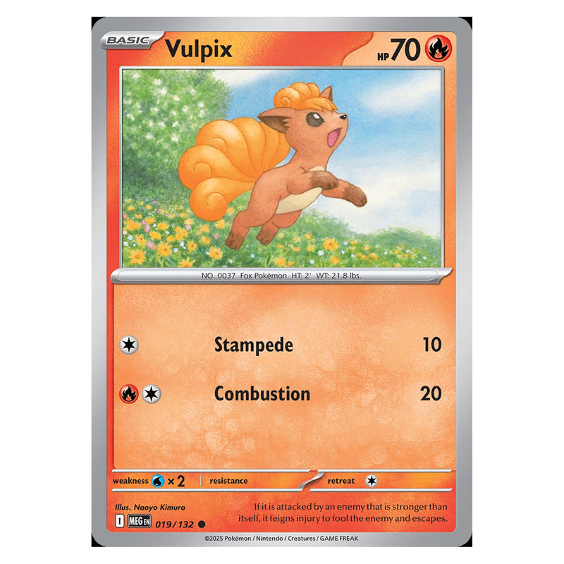 Vulpix - 019/132 - Common (Mega evolution base)