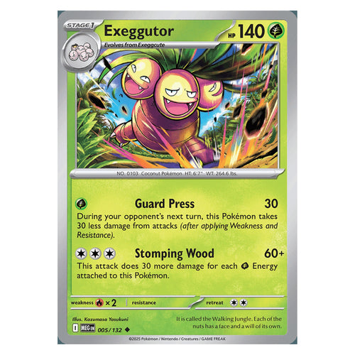 Exeguttor - 005/132 - Uncommon (Mega evolution base)
