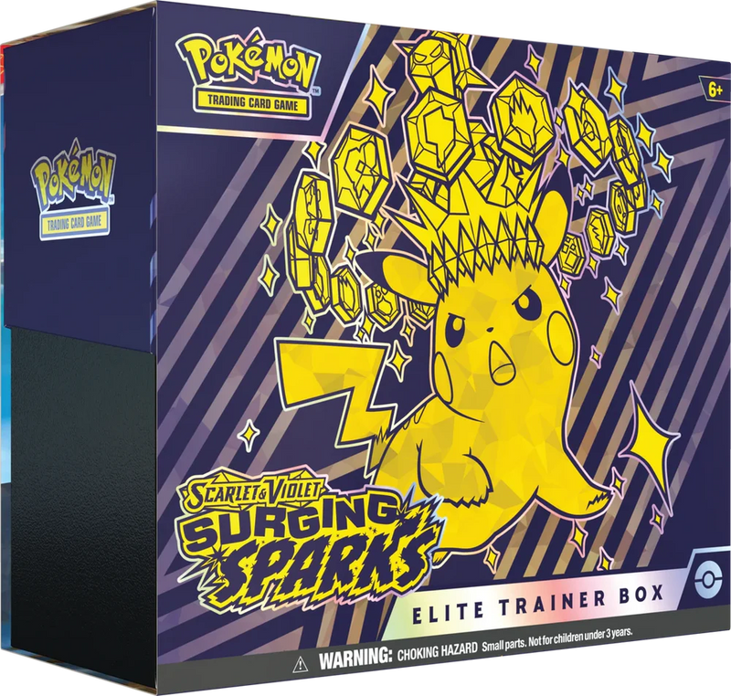 Pokémon TCG Surging Sparks Elite Trainer Box, nieuw en verzegeld