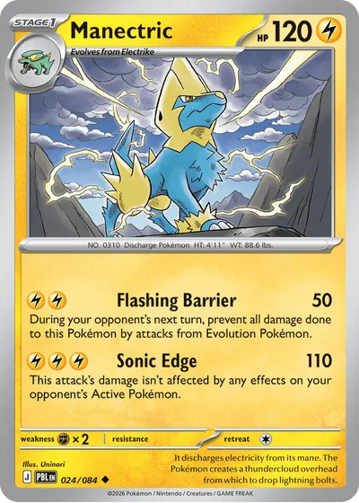 Manectric — Pitch Black