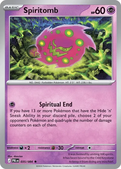 Spiritomb — Pitch Black