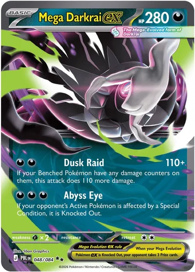Mega Darkrai ex — Pitch Black